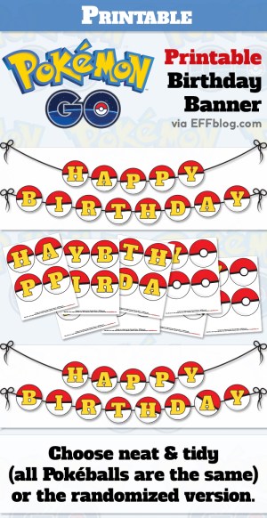 printable pokemon happy birthday banner