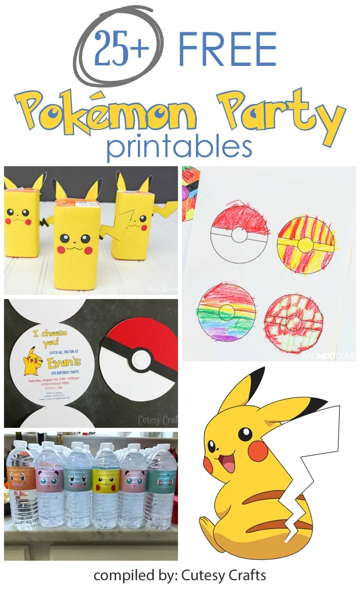 printable pokemon party invitations
