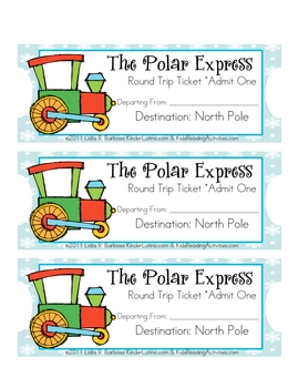 printable polar express tickets kindergarten