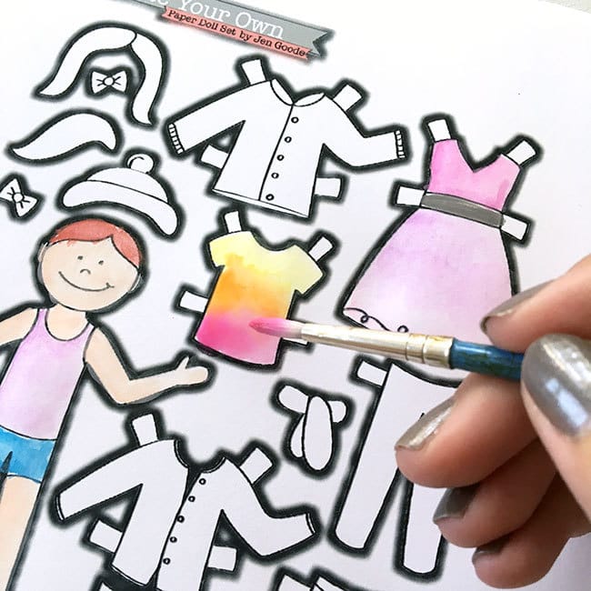 How to Make Japanese Paper Dolls with Origami Paper