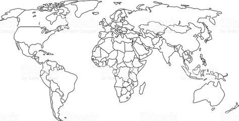 printable political map of the world free