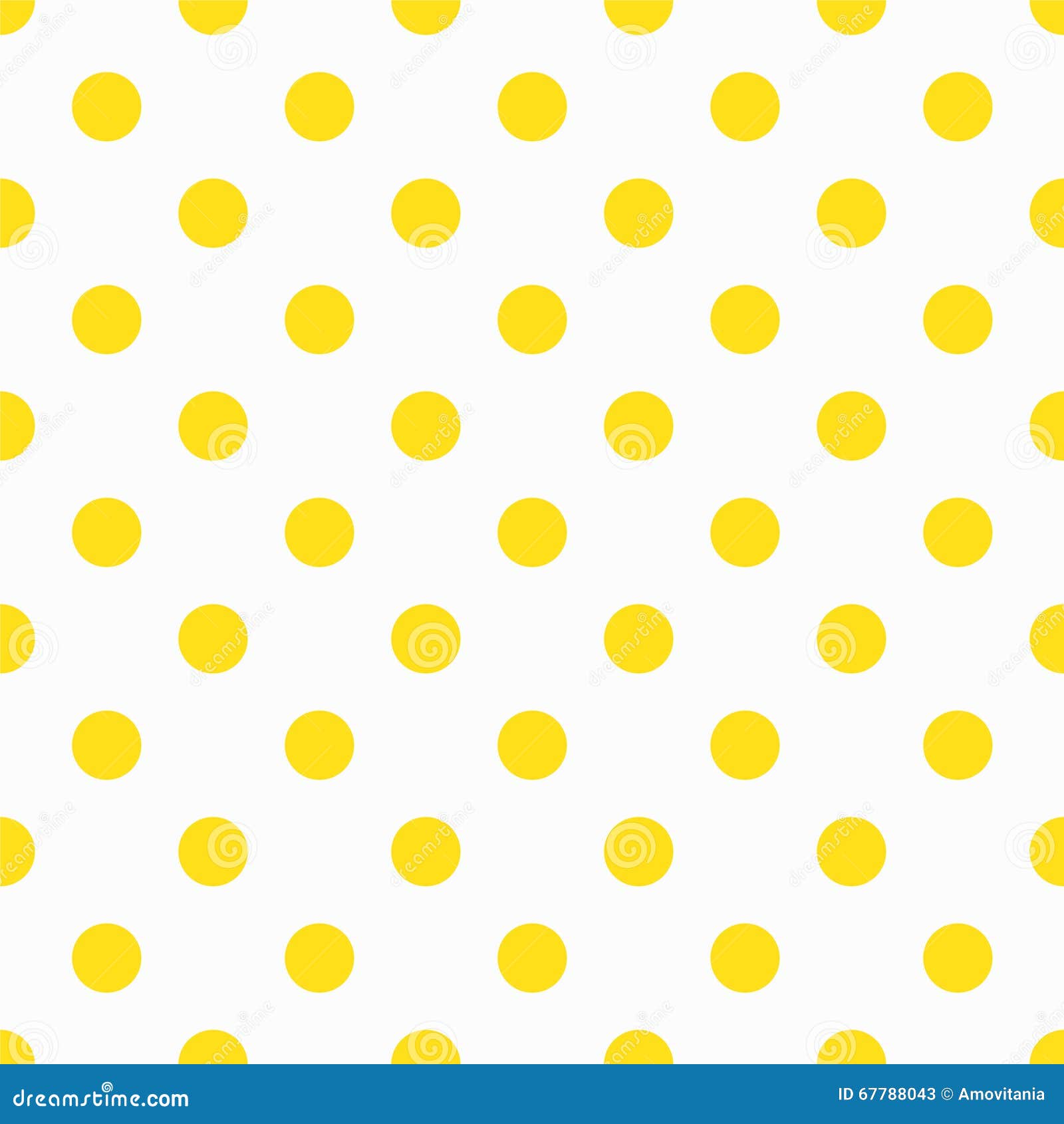 Yellow Polka Dot Pattern stock vector. Illustration of ...