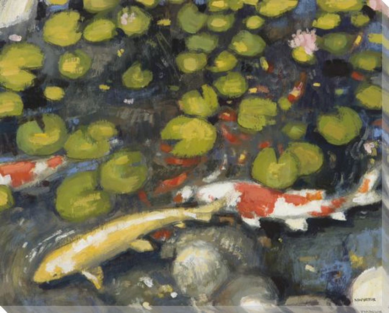 Koi Fish Pond #1 Canvas Print / Canvas Art by Cherie Roe Dirksen ...