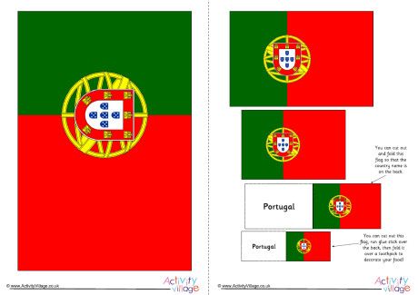 printable portuguese flags