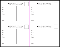 Birthday Invitation Postcard Card Design Template — Customize it ...