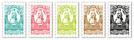 Wedding Postage Stamp Labels by Cathe Holden | Free printable ...