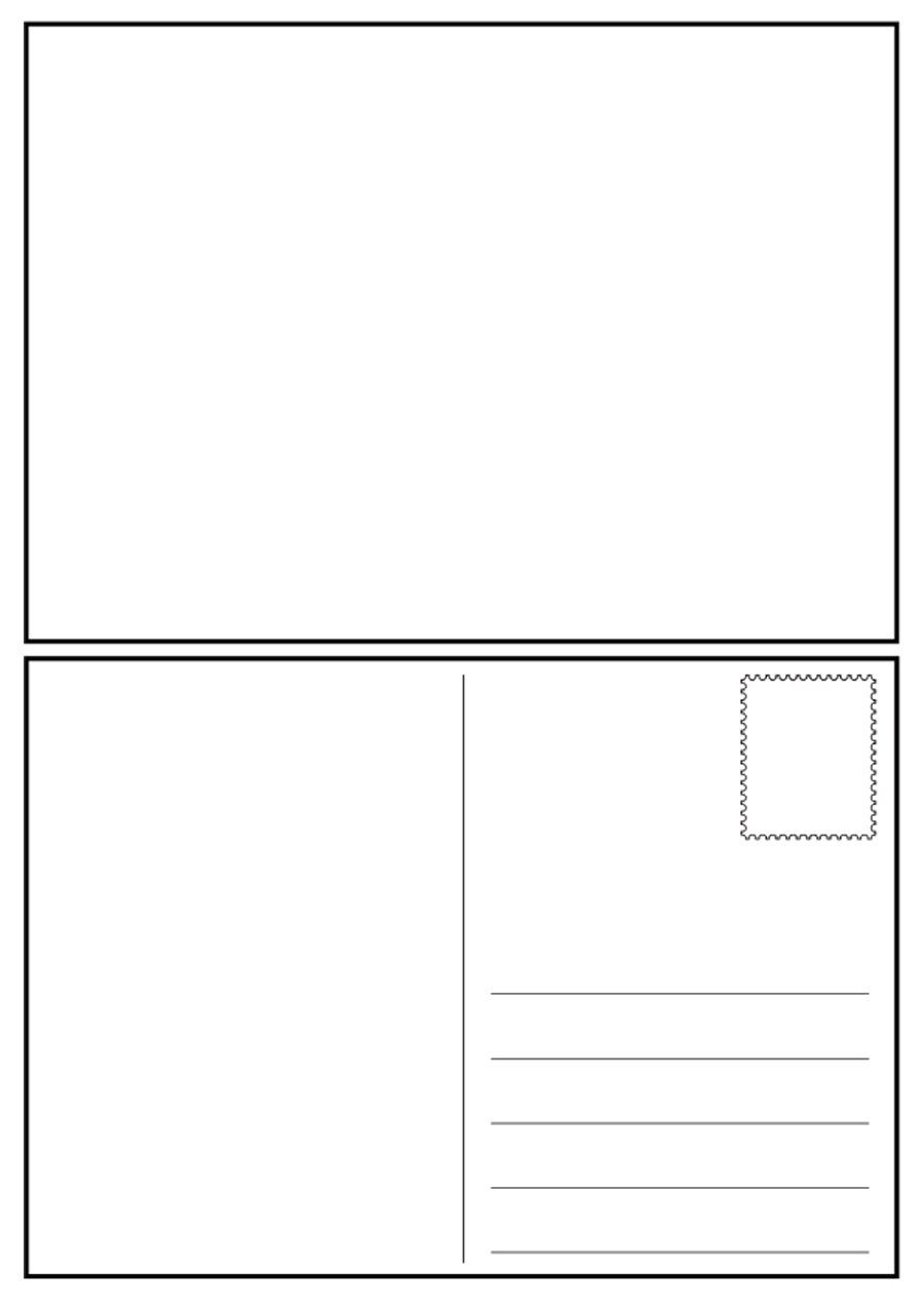 40+ Great Postcard Templates &  Designs [Word + Pdf] ᐅ in Free ...