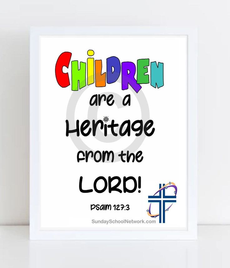 printable posters for sunday school
