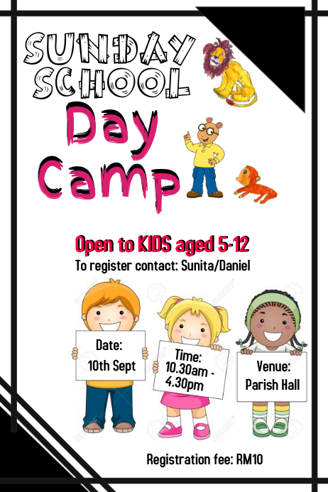 printable posters for sunday school