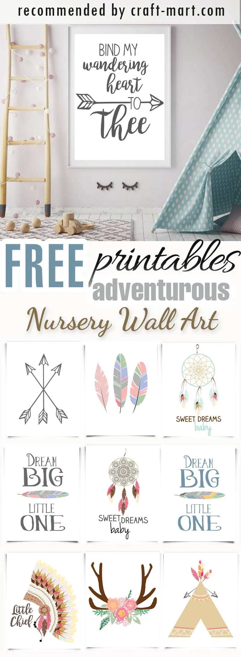 100+ Best Free Nursery Printables and Wall Art - Craft-Mart