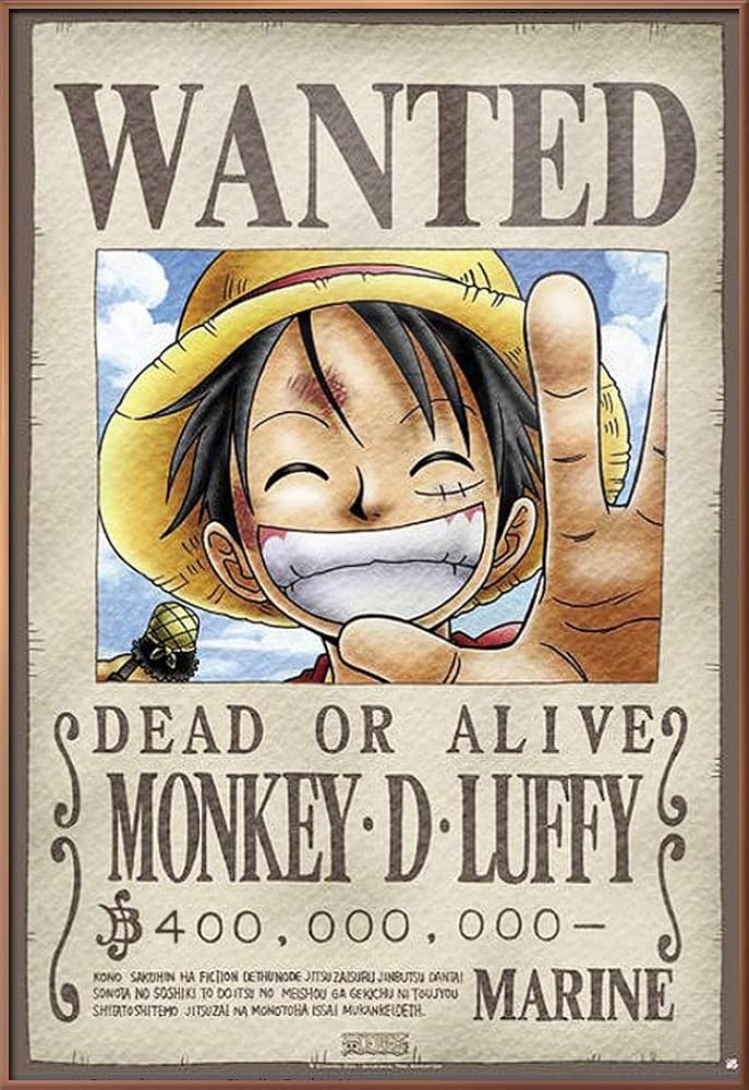 Amazon.com: POSTER STOP ONLINE One Piece - Framed Manga/Anime TV ...