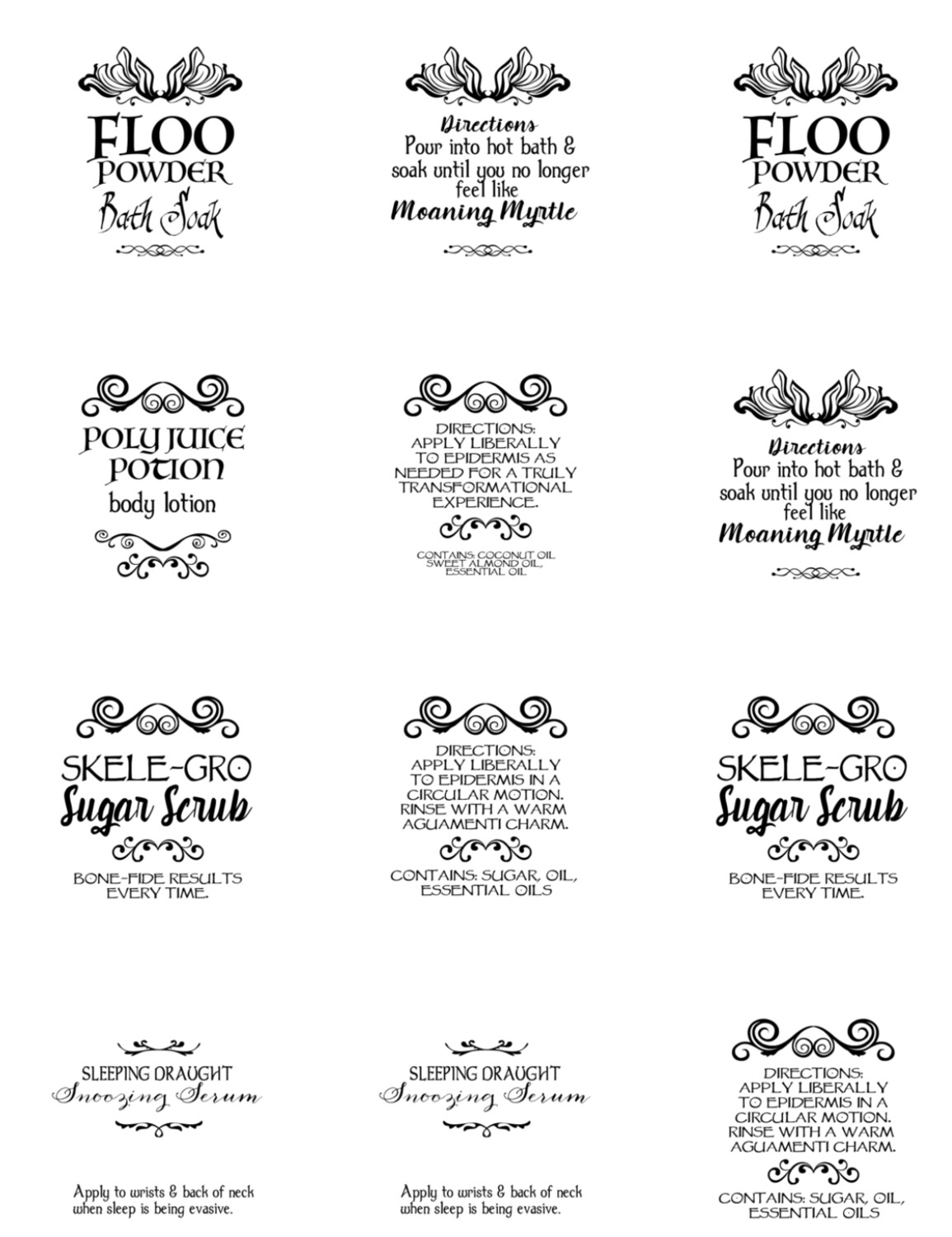 harry-potter-potion-recipes-with-essential-oils-printable-labels-worksheets-library for Free Printable Harry Potter Potion Labels Printable Harry Potter Potion Recipes with Essential Oils (Printable Labels) - Worksheets Library for Free Printable Harry Potter Potion Labels Printable