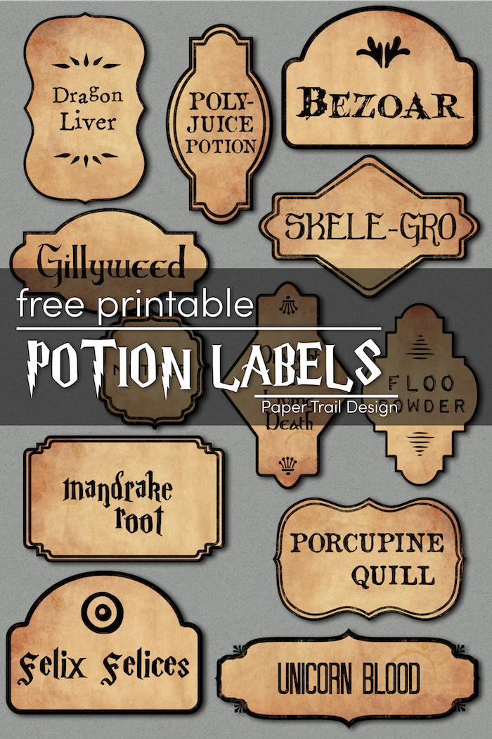 Harry Potter Potion Labels Printable | Paper Trail Design - Worksheets Library harry-potter-potion-labels-printable-paper-trail-design-worksheets-library