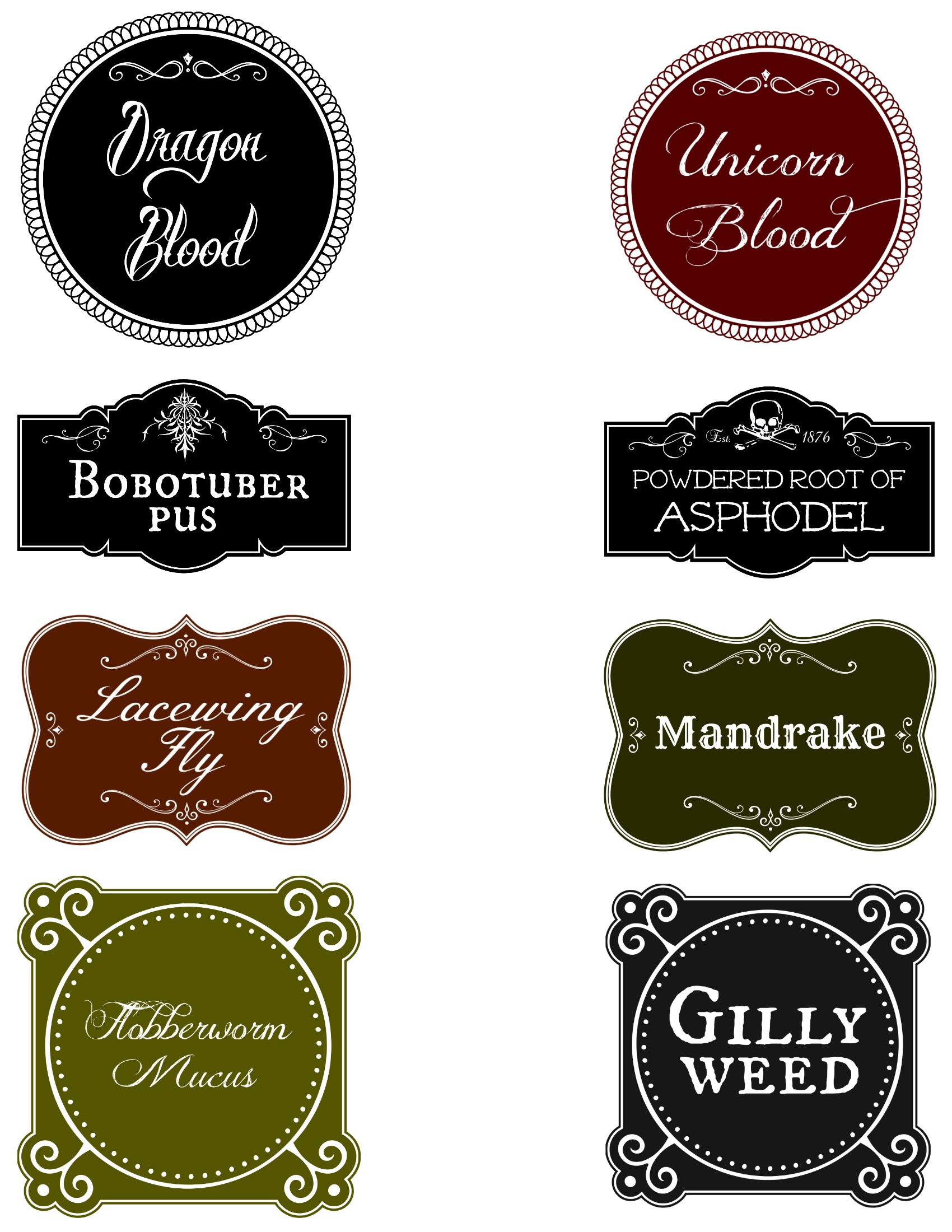 diy-harry-potter-potion-bottles-with-free-printable-labels-and-worksheets-library for Free Printable Polyjuice Potion Label DIY Harry Potter Potion Bottles with Free Printable Labels (and ... - Worksheets Library for Free Printable Polyjuice Potion Label