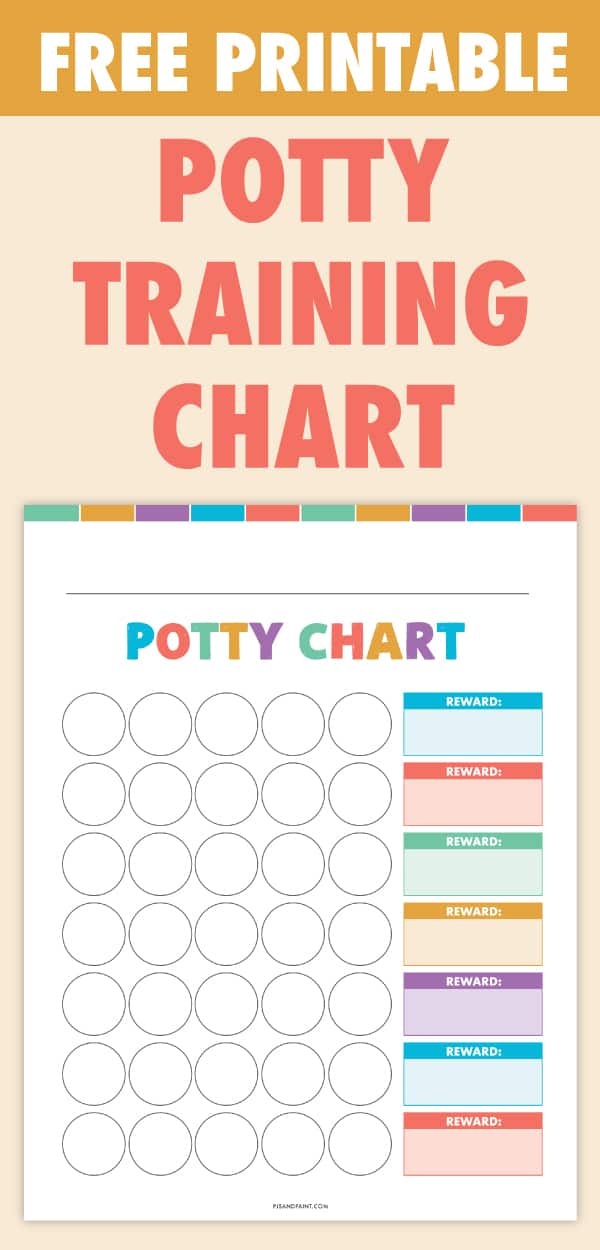 printable potty chart for toddlers