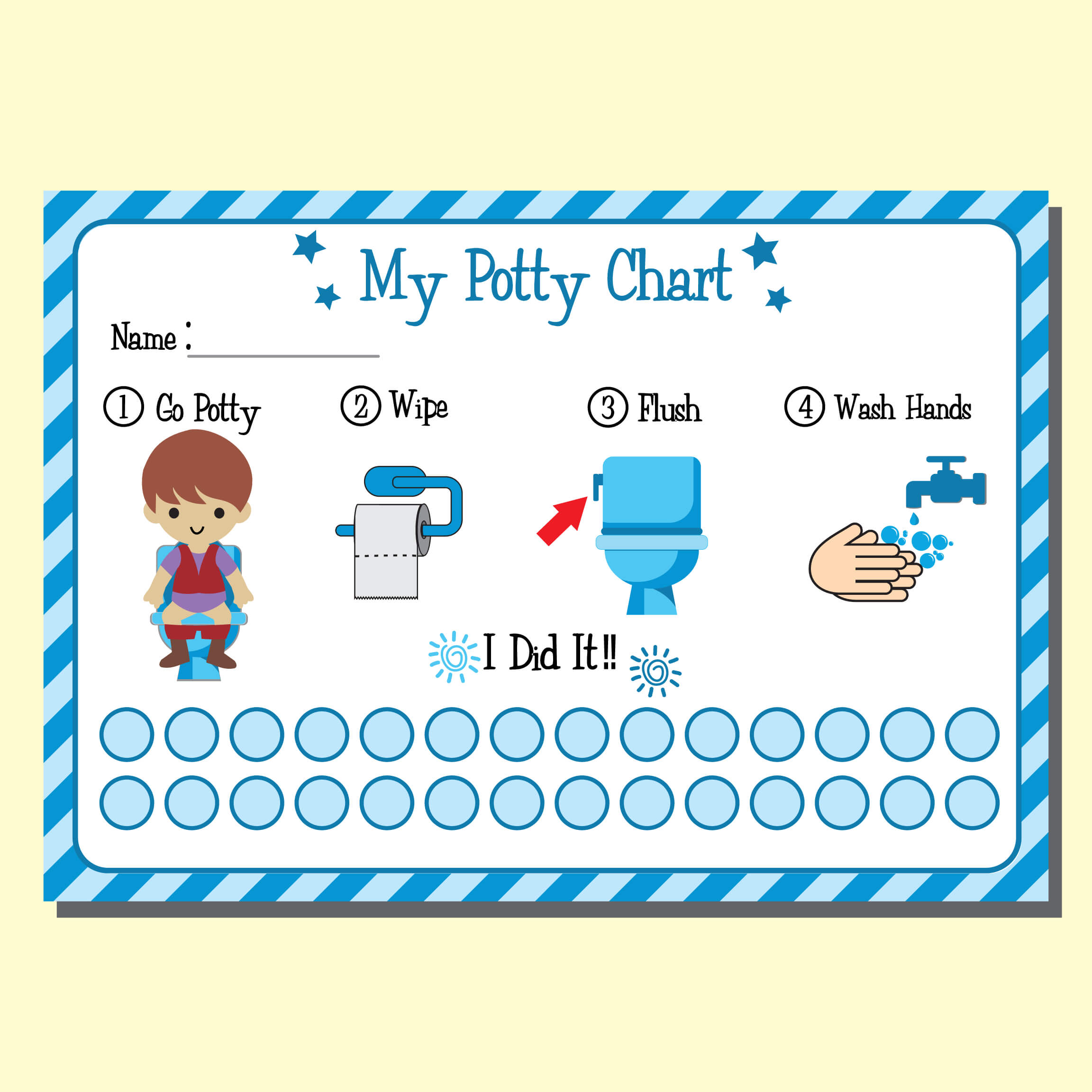 printable potty chart for toddlers