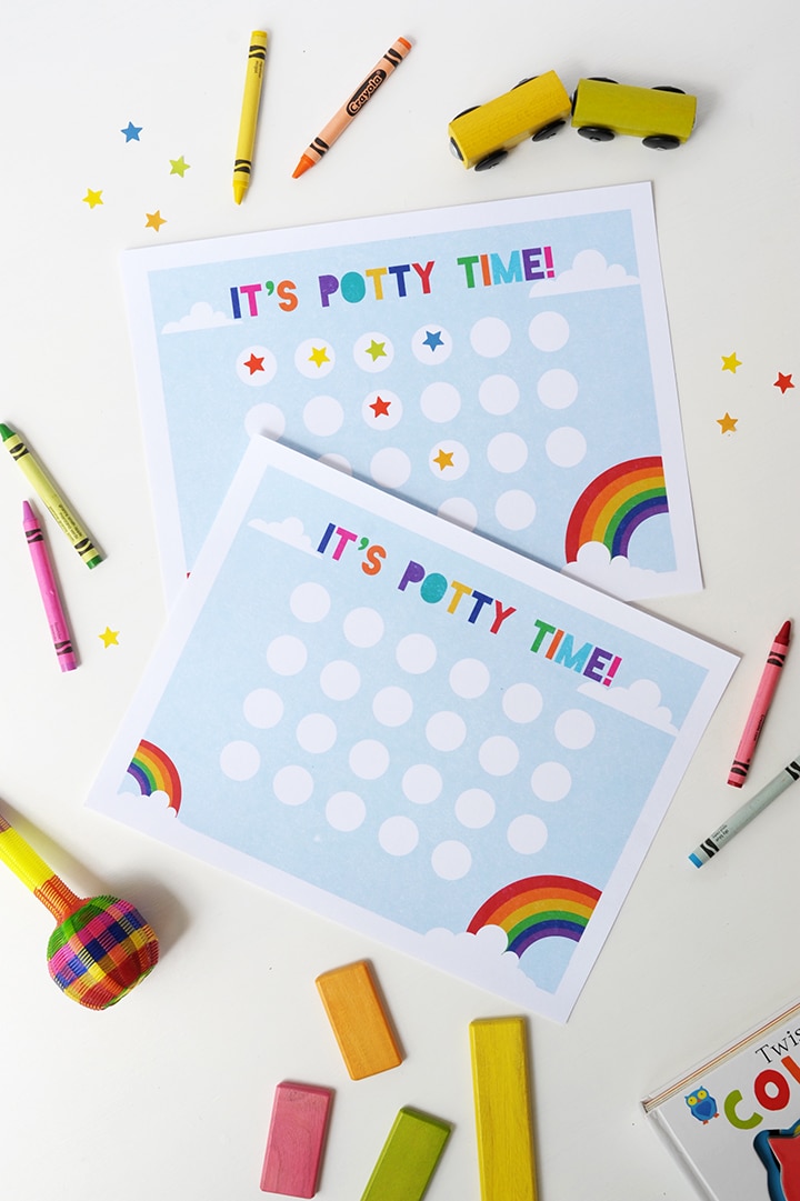 printable potty chart free