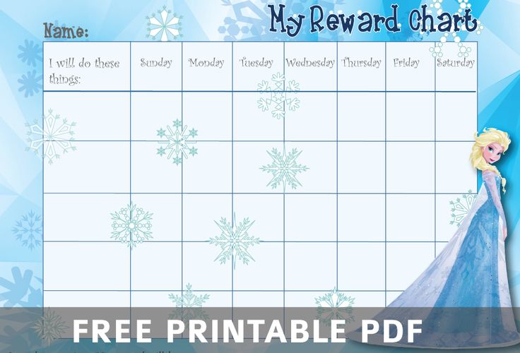 Frozen Responsibility Charts - 10 Free PDF Printables | Printablee