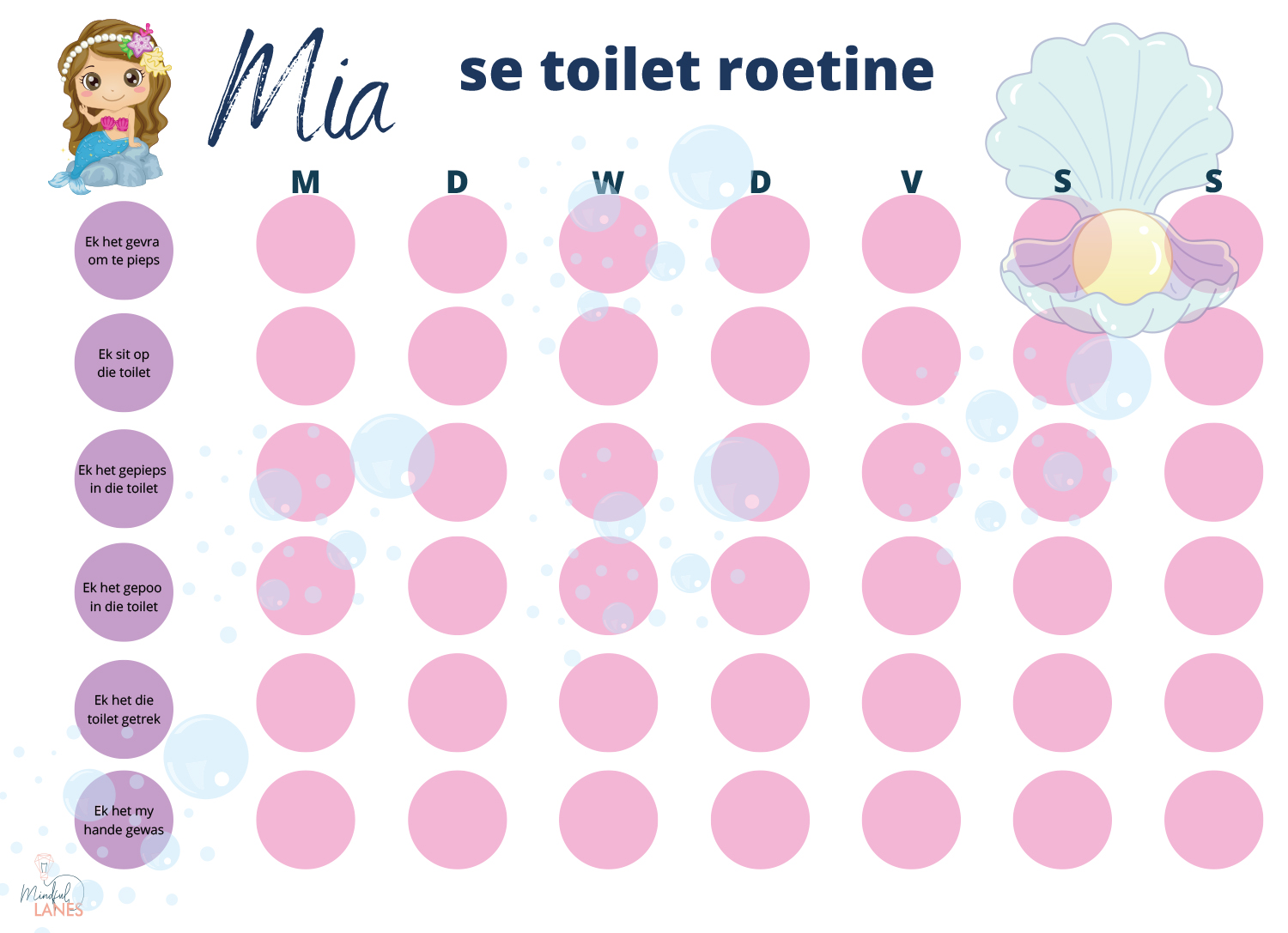 printable potty charts princess