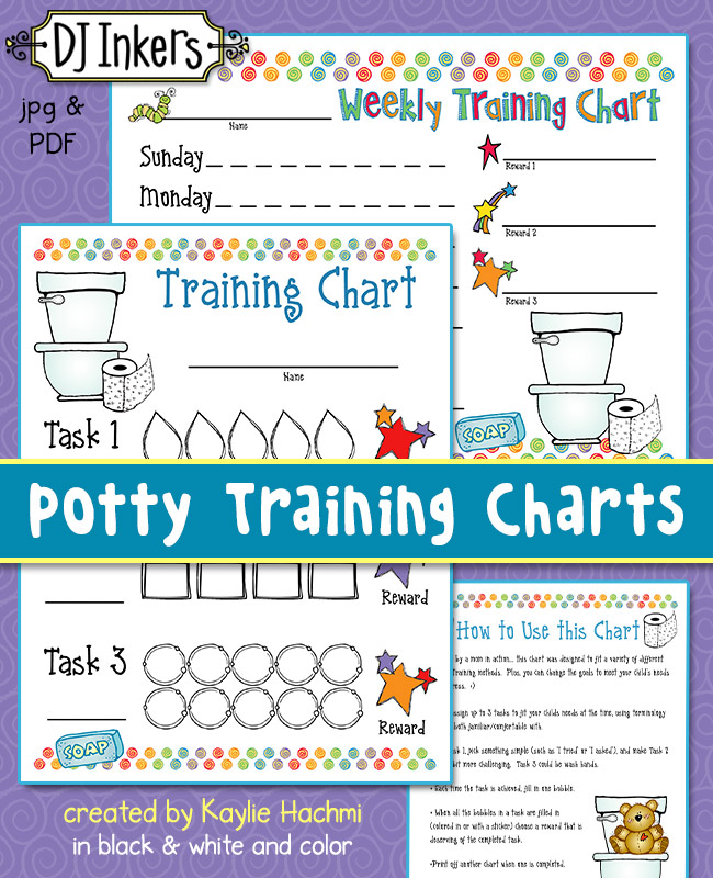 Potty Training Charts Printable Download