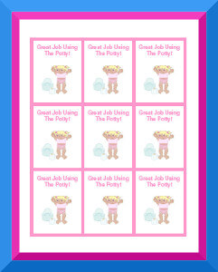 Potty Training Reward Coupons