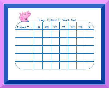 Nick Jr. Behavior Charts