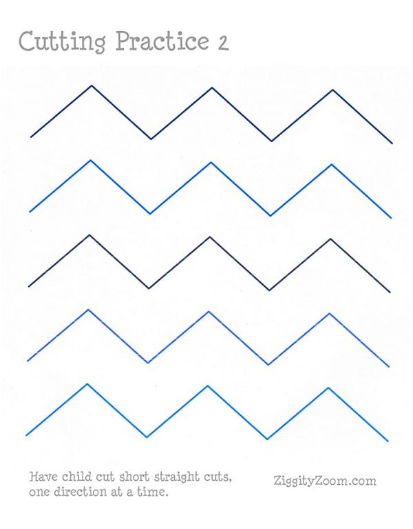 Cutting Practice Worksheet 2 -