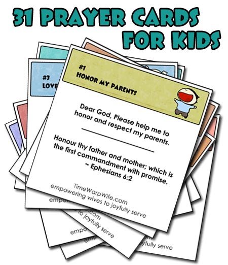 printable prayer cards