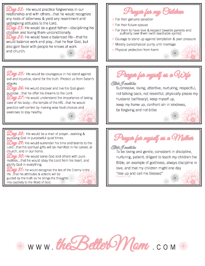 printable prayer cards