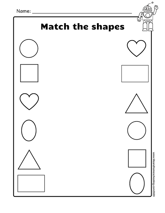 FREE Printable Back to School PreK Worksheets Worksheets Library