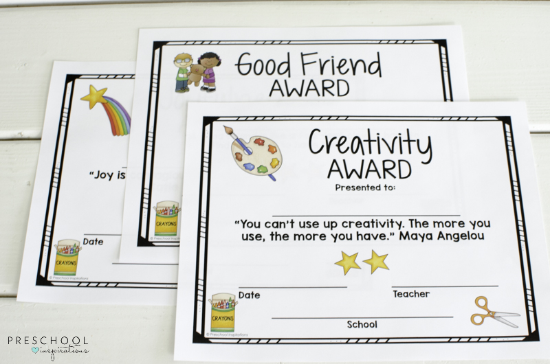 Graduation Certificates and Class Awards for Preschool ...
