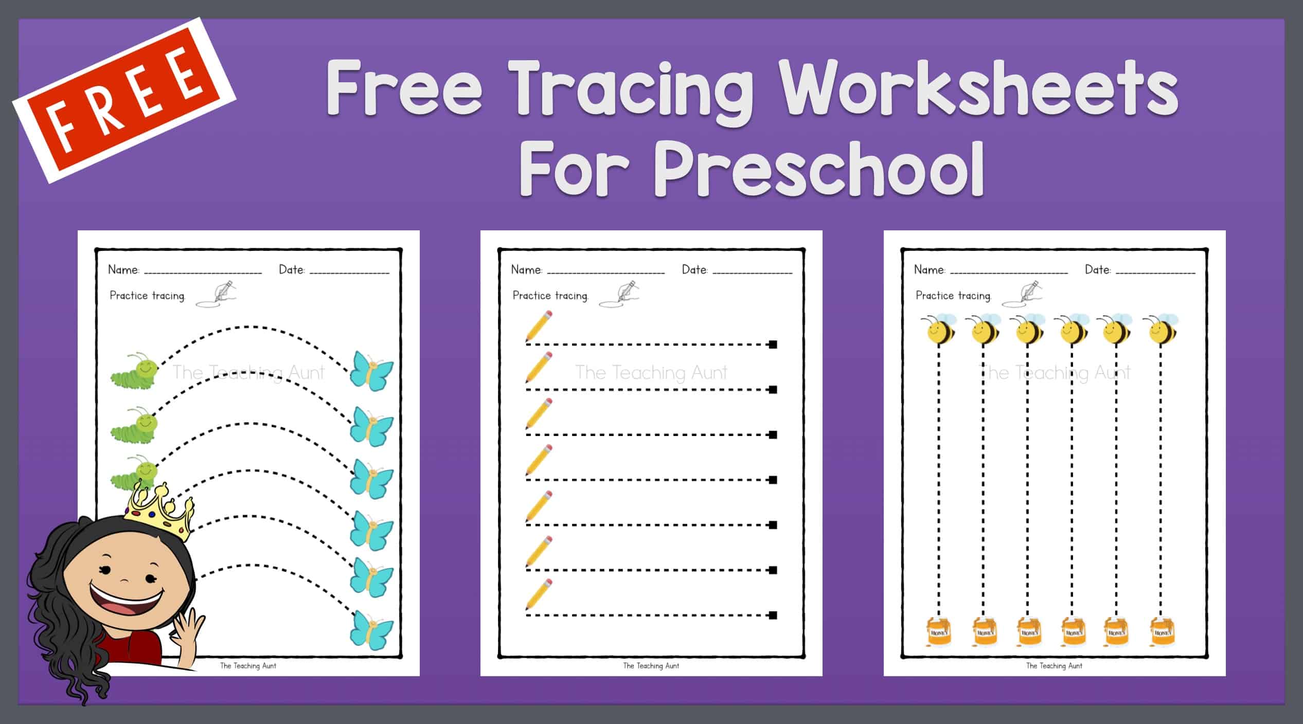 printable preschool tracing worksheet