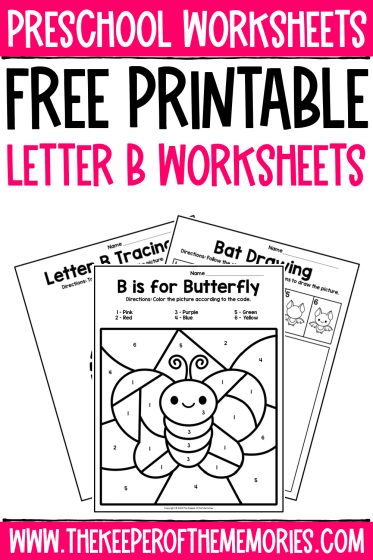 printable preschool worksheet letter b