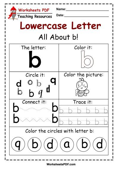 printable preschool worksheet letter b