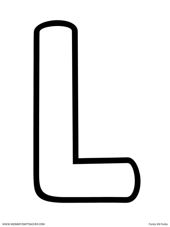 printable preschool worksheet letter l
