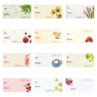 Printable Gift Tags - Holiday Gift Tags