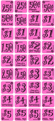 Sassy Price Labels available from Sassy Signs - Clarksville Online ...
