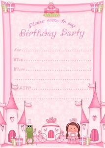 Free Printable Princess Birthday Party Invitations - Printable ...