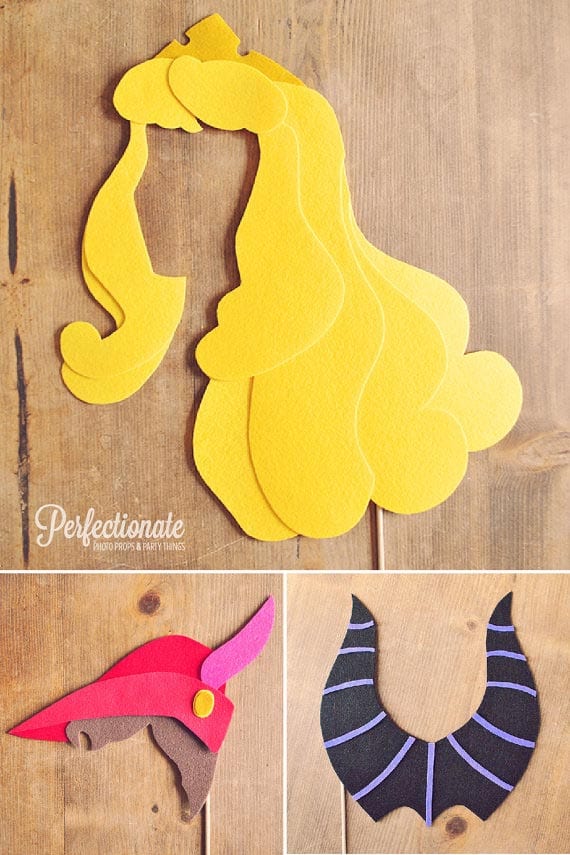 printable princess photo booth props