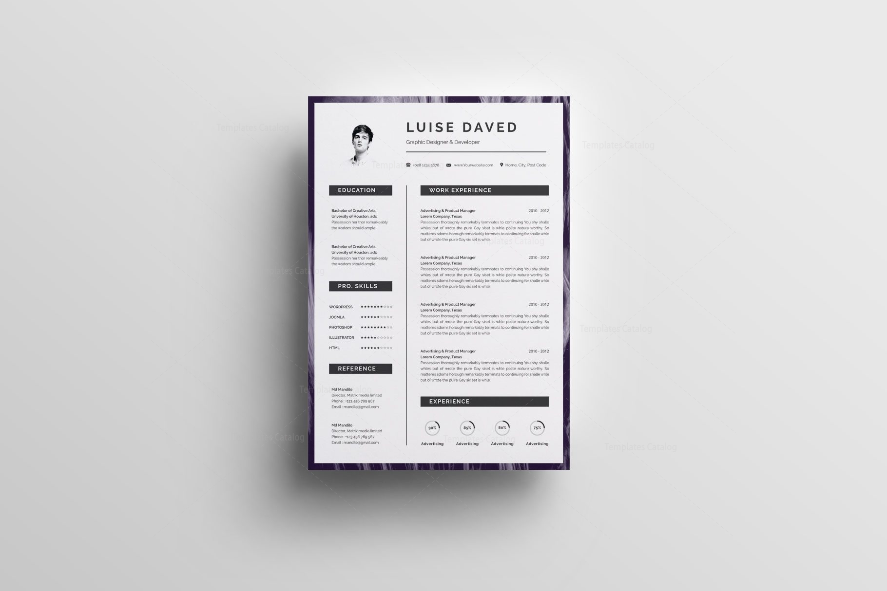 printable professional resume