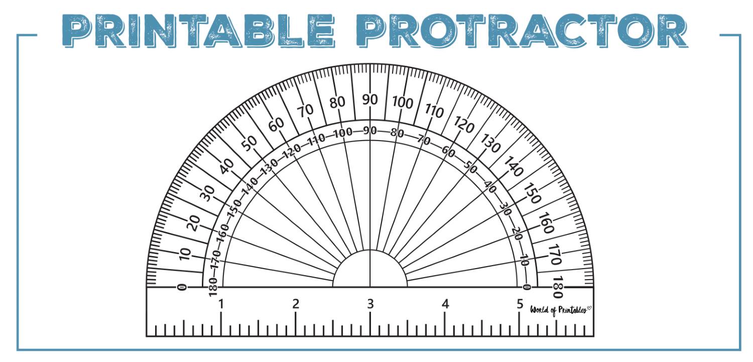 printable protractor