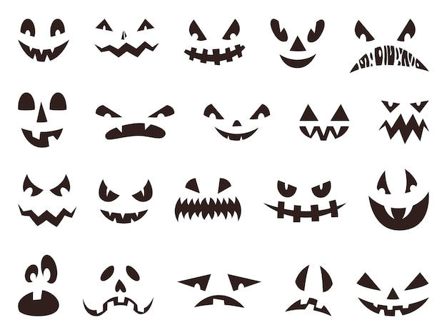 printable pumpkin eyes and mouth