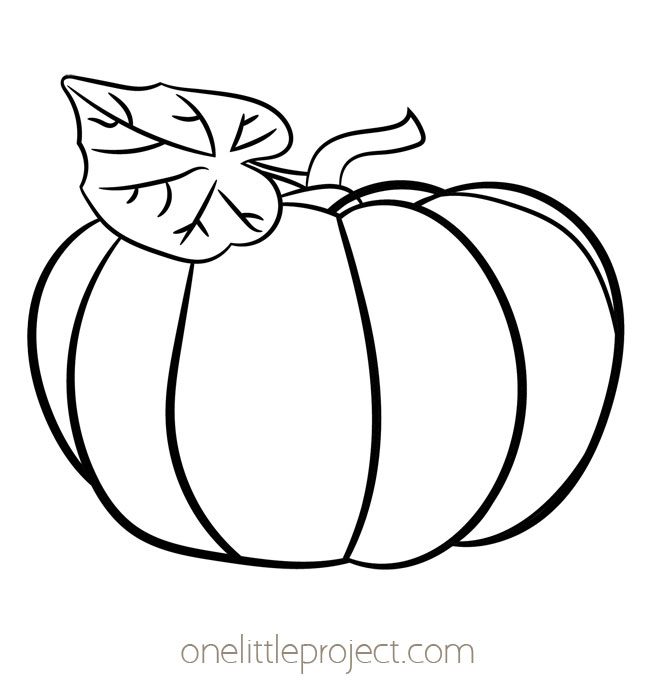 Pumpkin Template | Free Printable Pumpkin Outlines - One Little ...