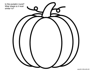 Pumpkin Template - Active Littles