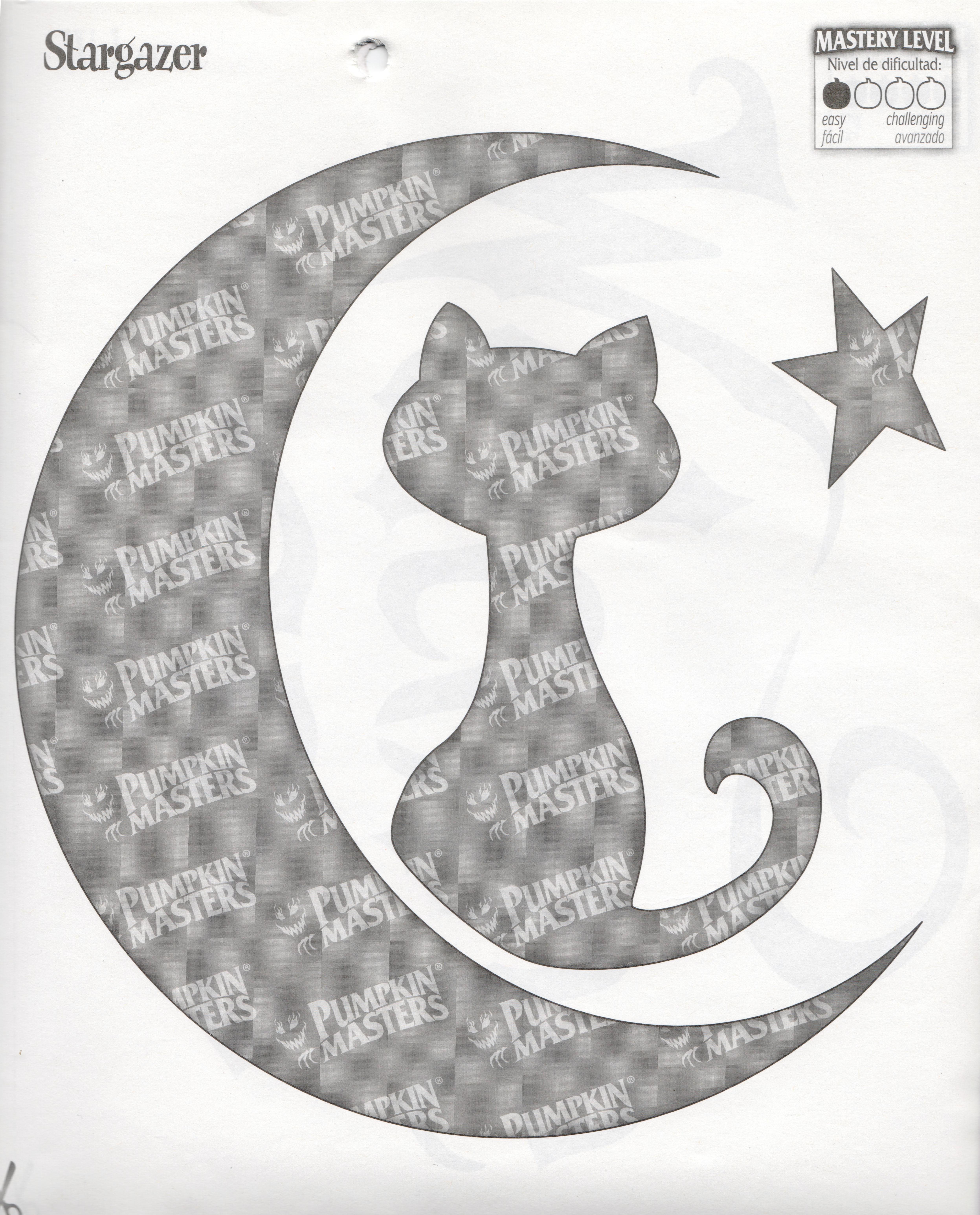 printable pumpkin stencils cat