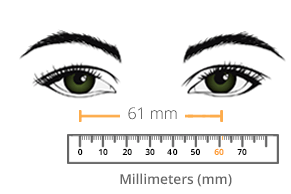 printable pupillary distance ruler online