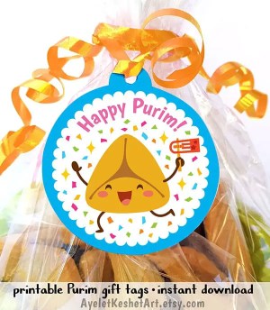printable purim gift tags
