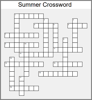 Easy Printable Crossword Puzzles - Free!
