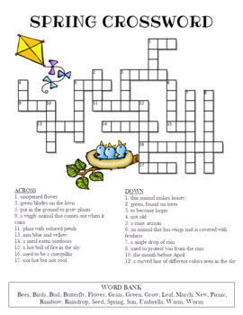 printable puzzles for spring
