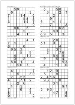printable puzzles sudoku